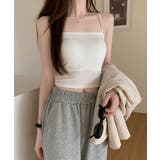 カップ付ベーシックキャミソール | by muni:r | 詳細画像5 