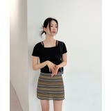 ヴィンテージストライプニットスカート | by muni:r | 詳細画像5 