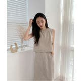 クラシックキャミソール+ロングスカートセットアップ | by muni:r | 詳細画像17