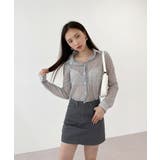 トレンドシースルーショートシャツ | by muni:r | 詳細画像1 