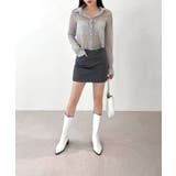 トレンドシースルーショートシャツ | by muni:r | 詳細画像12 