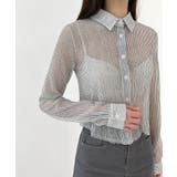 トレンドシースルーショートシャツ | by muni:r | 詳細画像18 