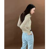 トレンドシースルーショートシャツ | by muni:r | 詳細画像46 