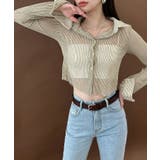 トレンドシースルーショートシャツ | by muni:r | 詳細画像48 