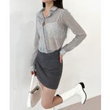 トレンドシースルーショートシャツ | by muni:r | 詳細画像8 