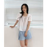 スクエアパフブラウス | by muni:r | 詳細画像1 