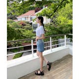 グラデーションウォッシングデニムショーツ | by muni:r | 詳細画像17 