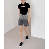 グラデーションウォッシングデニムショーツ | by muni:r | 詳細画像27 