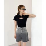 グラデーションウォッシングデニムショーツ | by muni:r | 詳細画像35 