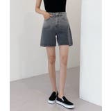 グレー | グラデーションウォッシングデニムショーツ | by muni:r