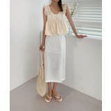 ナチュラルスリットロングスカート | by muni:r | 詳細画像3 