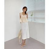 ナチュラルスリットロングスカート | by muni:r | 詳細画像5 
