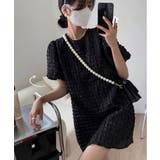 フェミニンエンボスバルーンワンピース | by muni:r | 詳細画像3