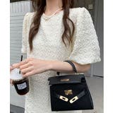 フェミニンエンボスバルーンワンピース | by muni:r | 詳細画像5