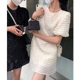 フェミニンエンボスバルーンワンピース | by muni:r | 詳細画像7