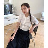 サマーカラークロップドブラウス | by muni:r | 詳細画像1 