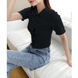 サマーカラークロップドブラウス | by muni:r | 詳細画像18 