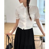 サマーカラークロップドブラウス | by muni:r | 詳細画像9 