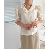 フリルスリットブラウス | by muni:r | 詳細画像10 