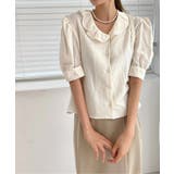 フリルスリットブラウス | by muni:r | 詳細画像11 