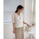 フリルスリットブラウス | by muni:r | 詳細画像13 