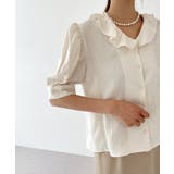 フリルスリットブラウス | by muni:r | 詳細画像15 