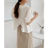 フリルスリットブラウス | by muni:r | 詳細画像2 