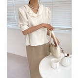 フリルスリットブラウス | by muni:r | 詳細画像36 