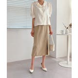 フリルスリットブラウス | by muni:r | 詳細画像9 