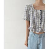 ラブリーチェックフリルブラウス | by muni:r | 詳細画像15 