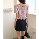 ラブリーチェックフリルブラウス | by muni:r | 詳細画像25 