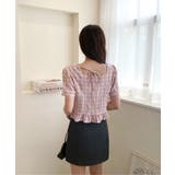 ラブリーチェックフリルブラウス | by muni:r | 詳細画像26 