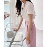 スクエアサイドリボンブラウス | by muni:r | 詳細画像13 