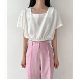 スクエアサイドリボンブラウス | by muni:r | 詳細画像17 