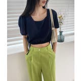 スクエアサイドリボンブラウス | by muni:r | 詳細画像20 