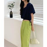 スクエアサイドリボンブラウス | by muni:r | 詳細画像25 