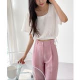 スクエアサイドリボンブラウス | by muni:r | 詳細画像3 