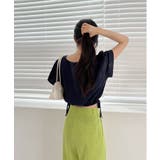 スクエアサイドリボンブラウス | by muni:r | 詳細画像30 