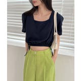 スクエアサイドリボンブラウス | by muni:r | 詳細画像35 