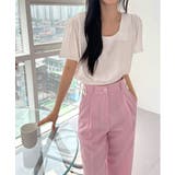 スクエアサイドリボンブラウス | by muni:r | 詳細画像5 