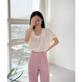 スクエアサイドリボンブラウス | by muni:r | 詳細画像6 