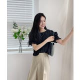 バックリボンポイントエンボスブラウス | by muni:r | 詳細画像20 