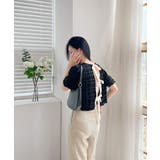 バックリボンポイントエンボスブラウス | by muni:r | 詳細画像25 