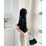 バックリボンポイントエンボスブラウス | by muni:r | 詳細画像28 