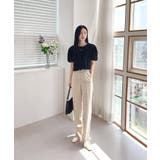 バックリボンポイントエンボスブラウス | by muni:r | 詳細画像36 