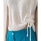 クロップシャーリングストラップニット | by muni:r | 詳細画像16 