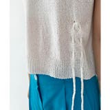 クロップシャーリングストラップニット | by muni:r | 詳細画像18 