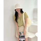 クロップシャーリングストラップニット | by muni:r | 詳細画像24 