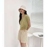 クロップシャーリングストラップニット | by muni:r | 詳細画像29 