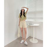 クロップシャーリングストラップニット | by muni:r | 詳細画像34 